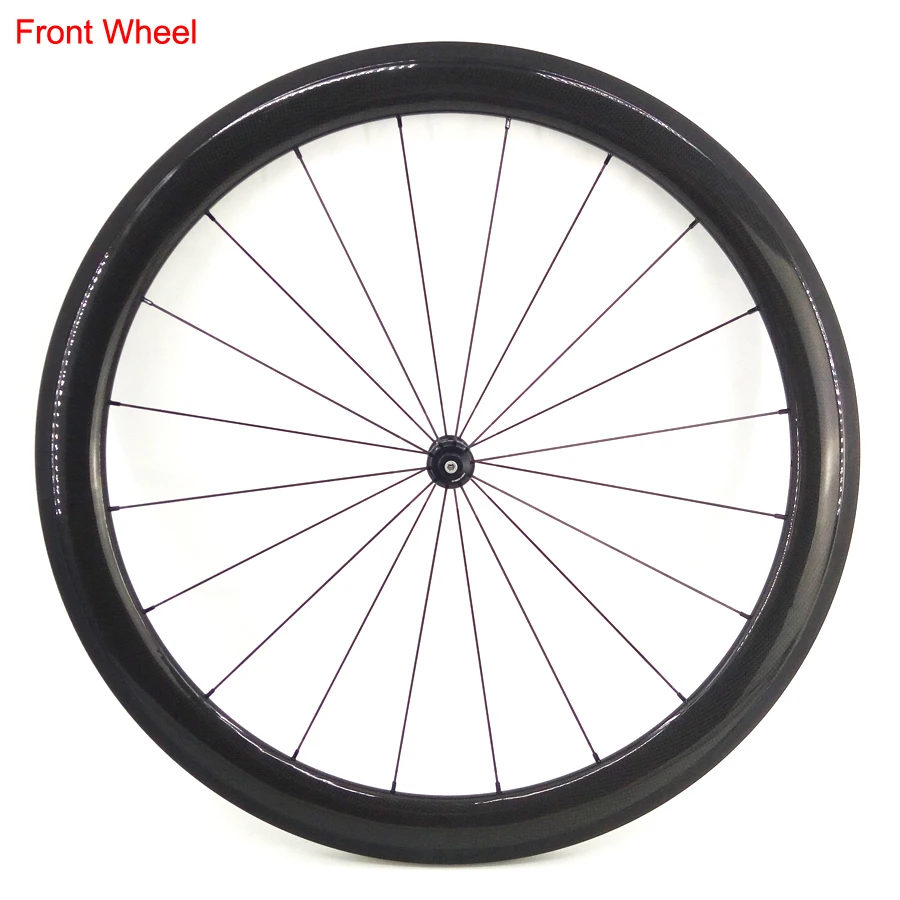 FIC 38 50 60 88mm deep Powerway R36 Straight pull hub wheel 23mm wide Tubular Clincher Tubeless 700c Carbon Road Bike Wheelset | Спорт и