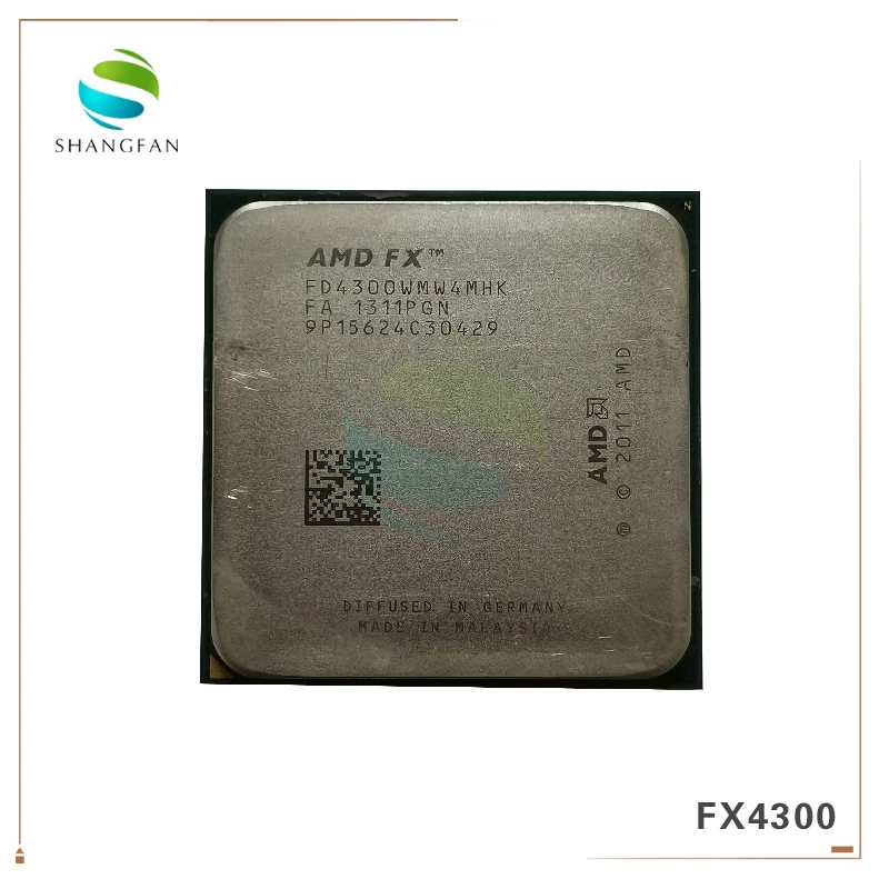 Четырехъядерный процессор AMD FX-series FX4300 3,8 ГГц FX 4300 FD4300WMW4MHK 95W Socket AM3