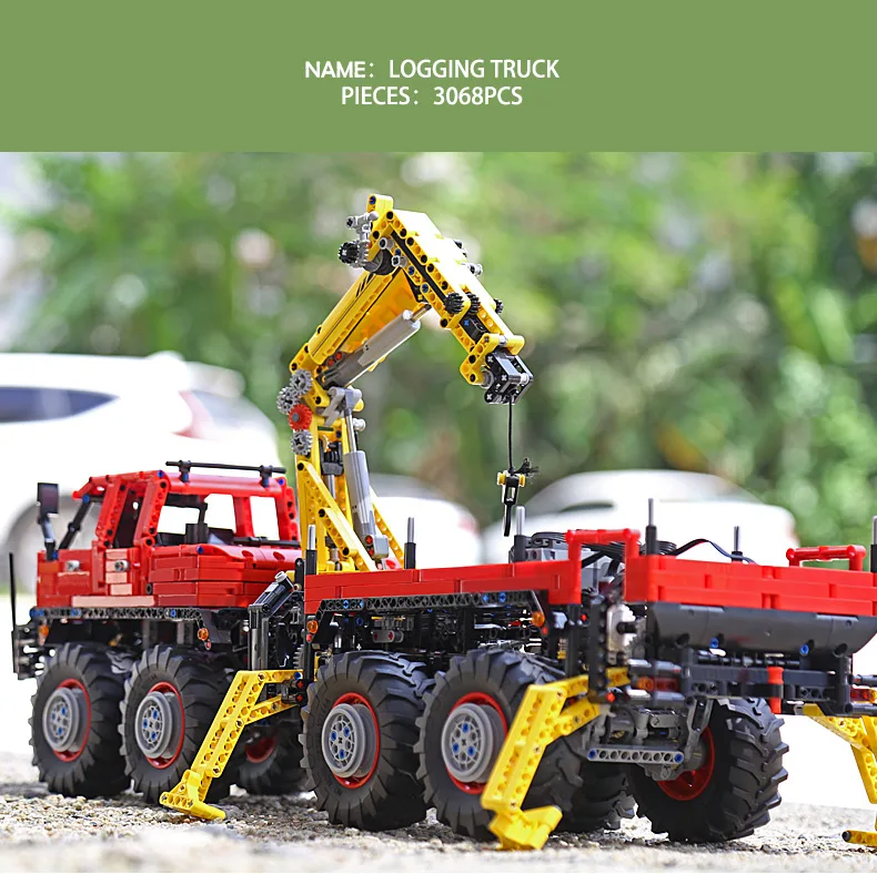 In Stock MOULD KING 13146 Technic Articulated 8×8 Off-road remote control Truck MOC-15805 Building Block Kids Toy Birthday Gifts | Игрушки и