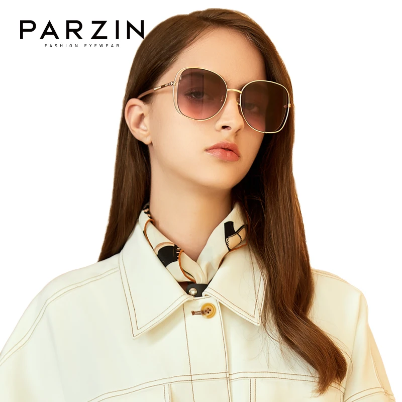 PARZIN Butterfly Sunglasses Women Outdoor Driving Goggle Diamond Sun Glasses Oversized Hollow Lunette De Soleil Femme | Аксессуары для