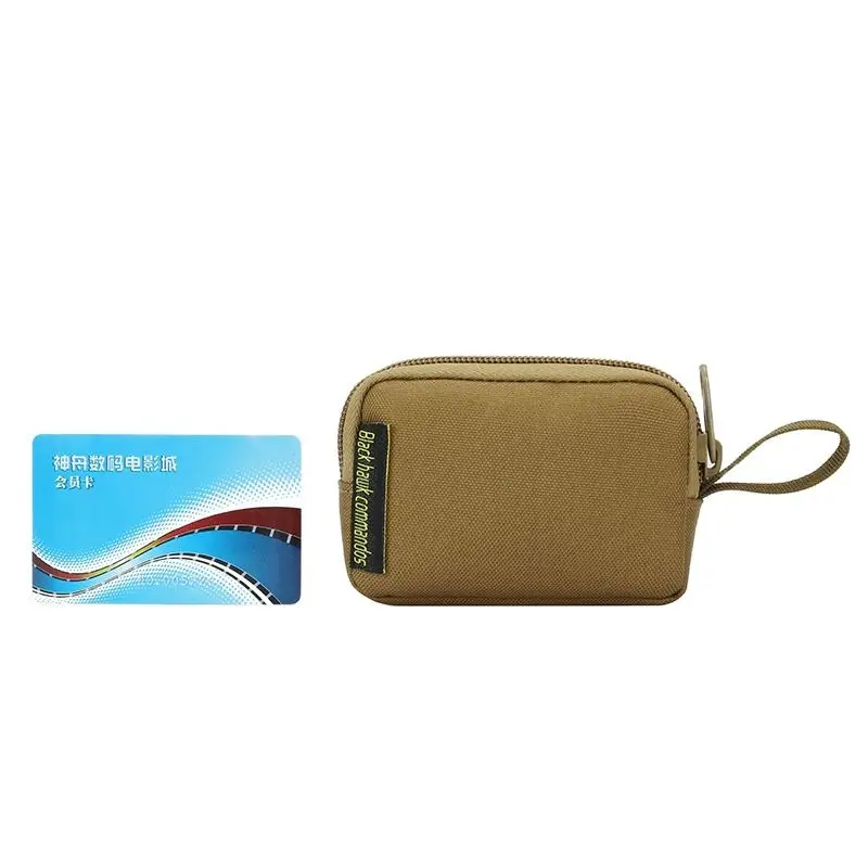 Outdoor Supplies Triangle Buckle Square Parts Bag Earphone Bag MOLLE System Small Hanging Bag