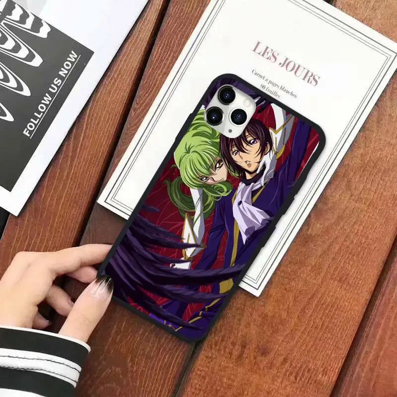 

Code Geass Japan anime Phone Case for iPhone 11 12 pro XS MAX 8 7 6 6S Plus X 5S SE 2020 XR