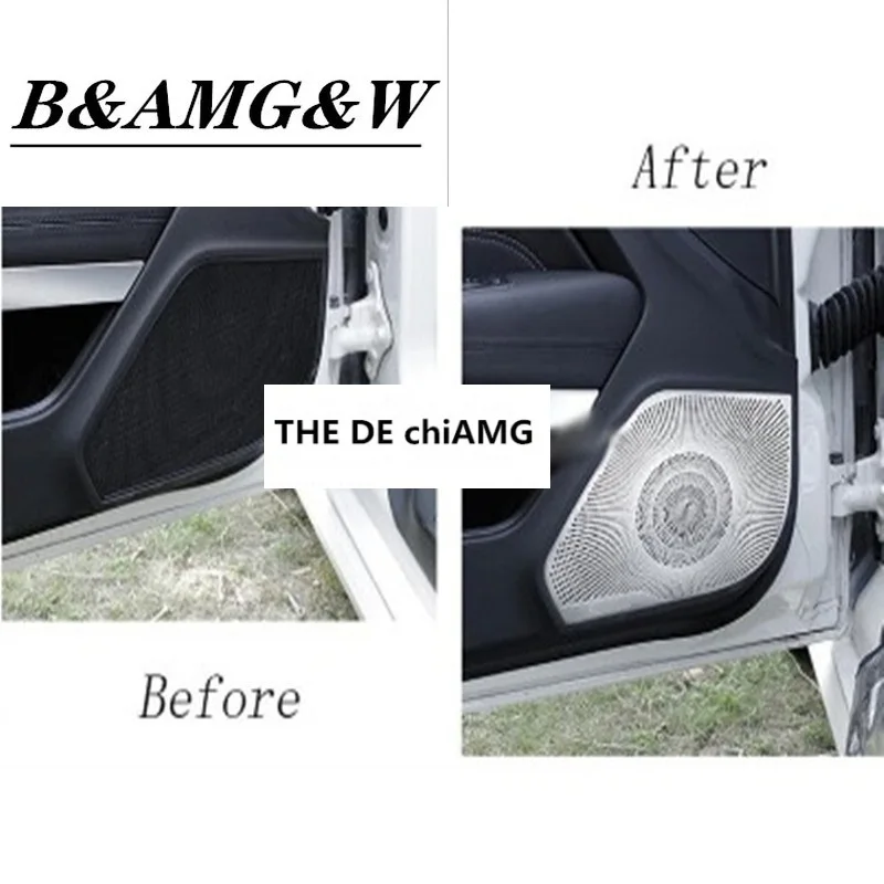 Автомобильный Стайлинг двери стерео динамик украшение авто твитер крышка