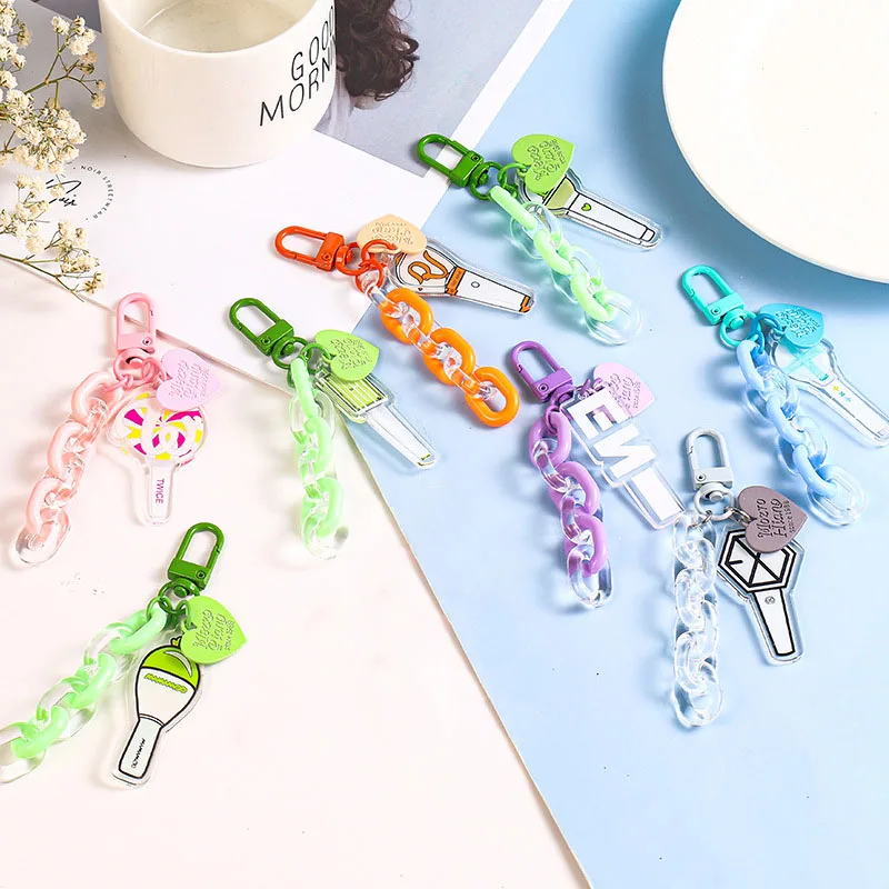 Брелок для ключей с двойной подвеской в стиле K-POP | Украшения и аксессуары