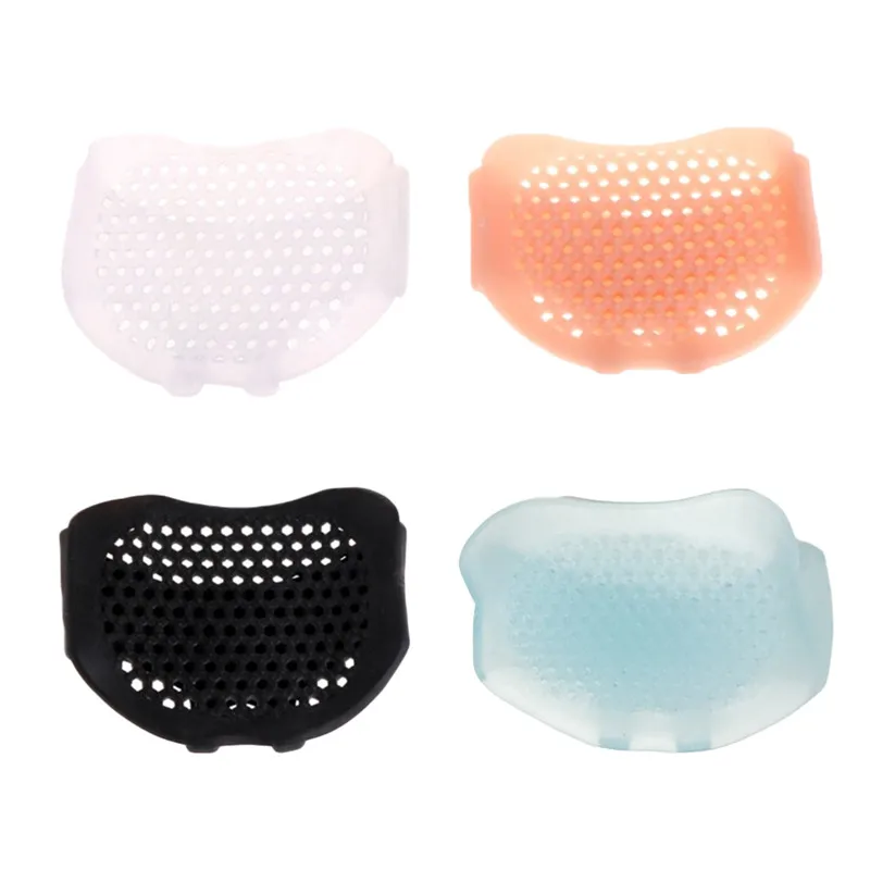 1 пара силиконовых гелевых подушечек для передней части стопы дышащие мягкие