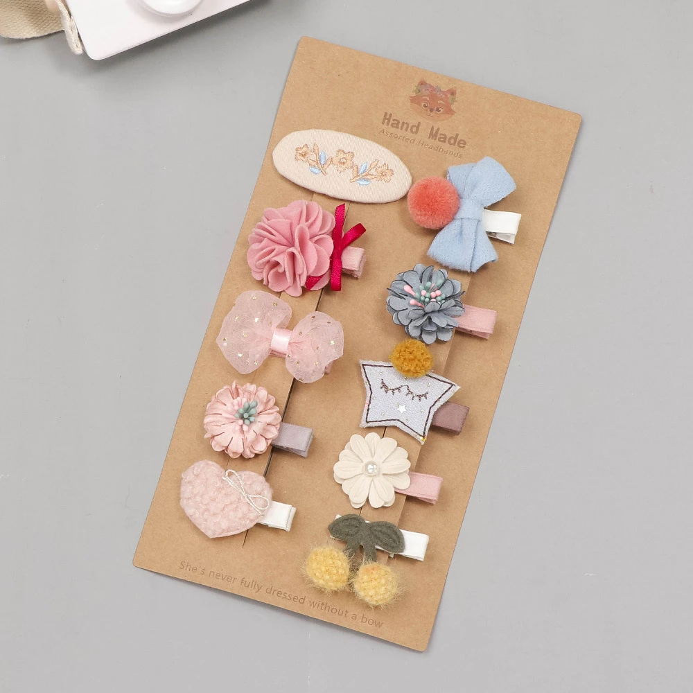 1 шт. аксессуар для волос маленьких девочек новорожденных Kawaii кружевной зажим