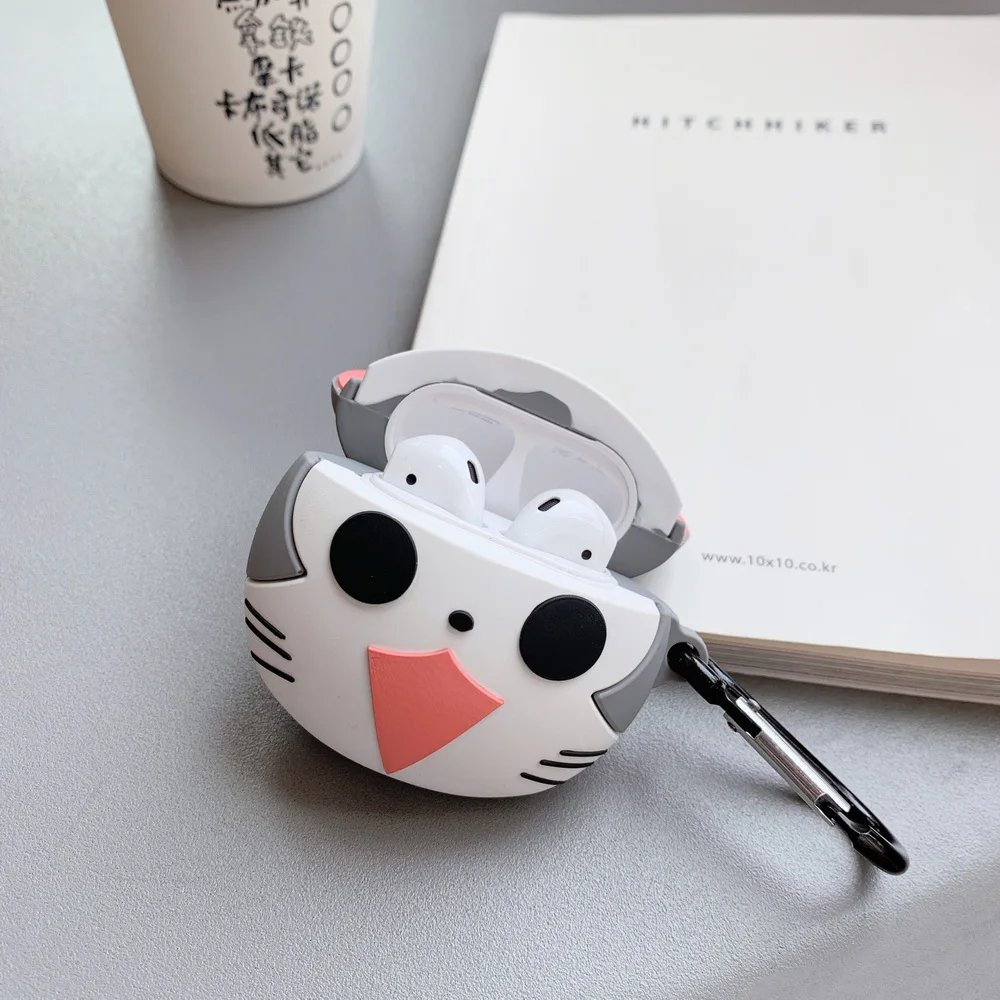 CHI 3D мягкий силиконовый милый домашний мультяшный чехол для Airpods милый подарок для Apple Airpods2 Bluetooth наушники чехол