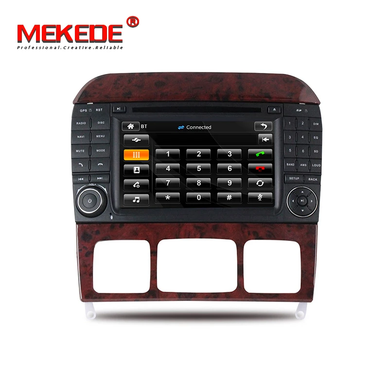 MEKEDE " автомобиля 2 DIN dvd-радио GPS Автомобильный мультимедийный плеер для Mercedes Benz S Class W215 W220 S320 S400 S420 S430 S280 S350