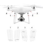 4 шт. посадки Шестерни антенна замена крышки для DJI Phantom 4 ProPro V2.0 ножки дрона крышка Кепки ремонт Запчасти заменить аксессуары