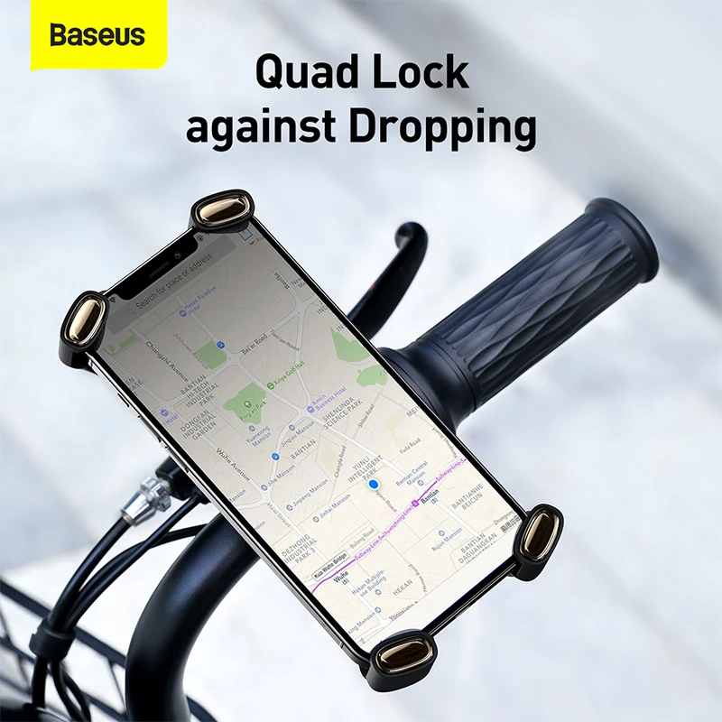 baseus bike phone holder bicycle mobile cellphone holder motorcycle suporte celular for iphone samsung xiaomi huawei free global shipping