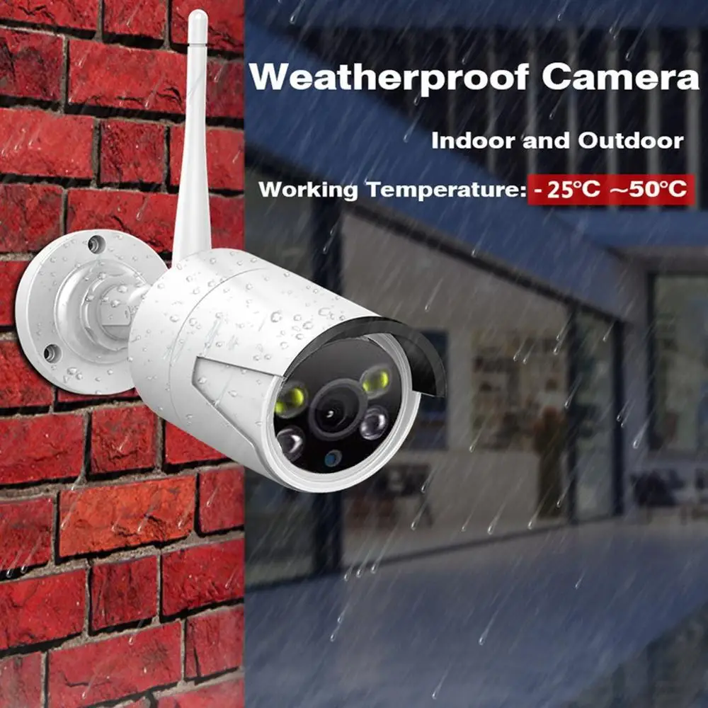 IMPORX 4CH 960P 1.3MP беспроводная wifi камера безопасности комплект системы уличная