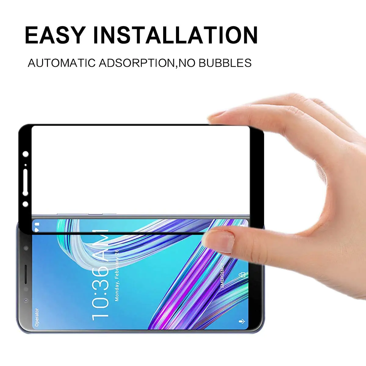 5D закаленное стекло для ASUS Zenfone MAX PRO(M1) M2 полное покрытие защитная пленка zb631kl ZB601KL ZB602KL