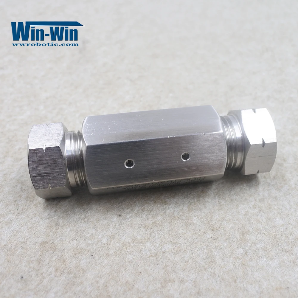 

Waterjet parts 10078905/A-0780-2/A-0784-2 straight coupling, 3/8 in. hp stainless steel coupling assembly, 60,000psi .38 x .38