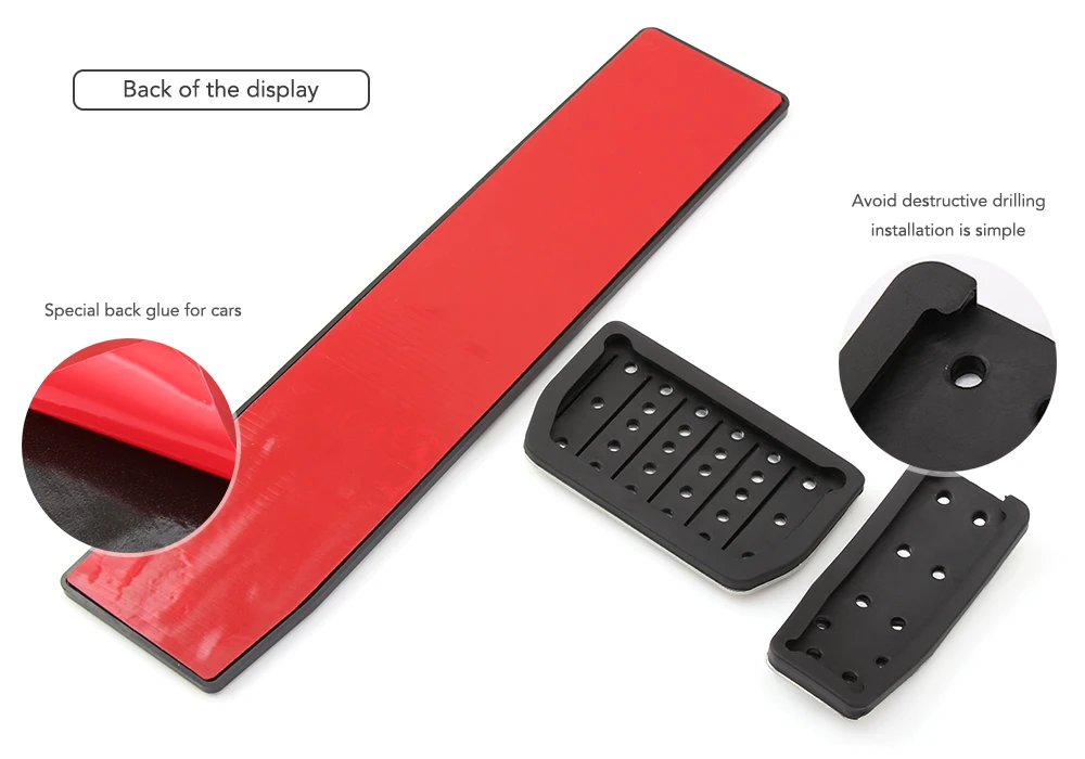 3 шт. модифицированные подставки для педалей из алюминиевого сплава|Педали| |