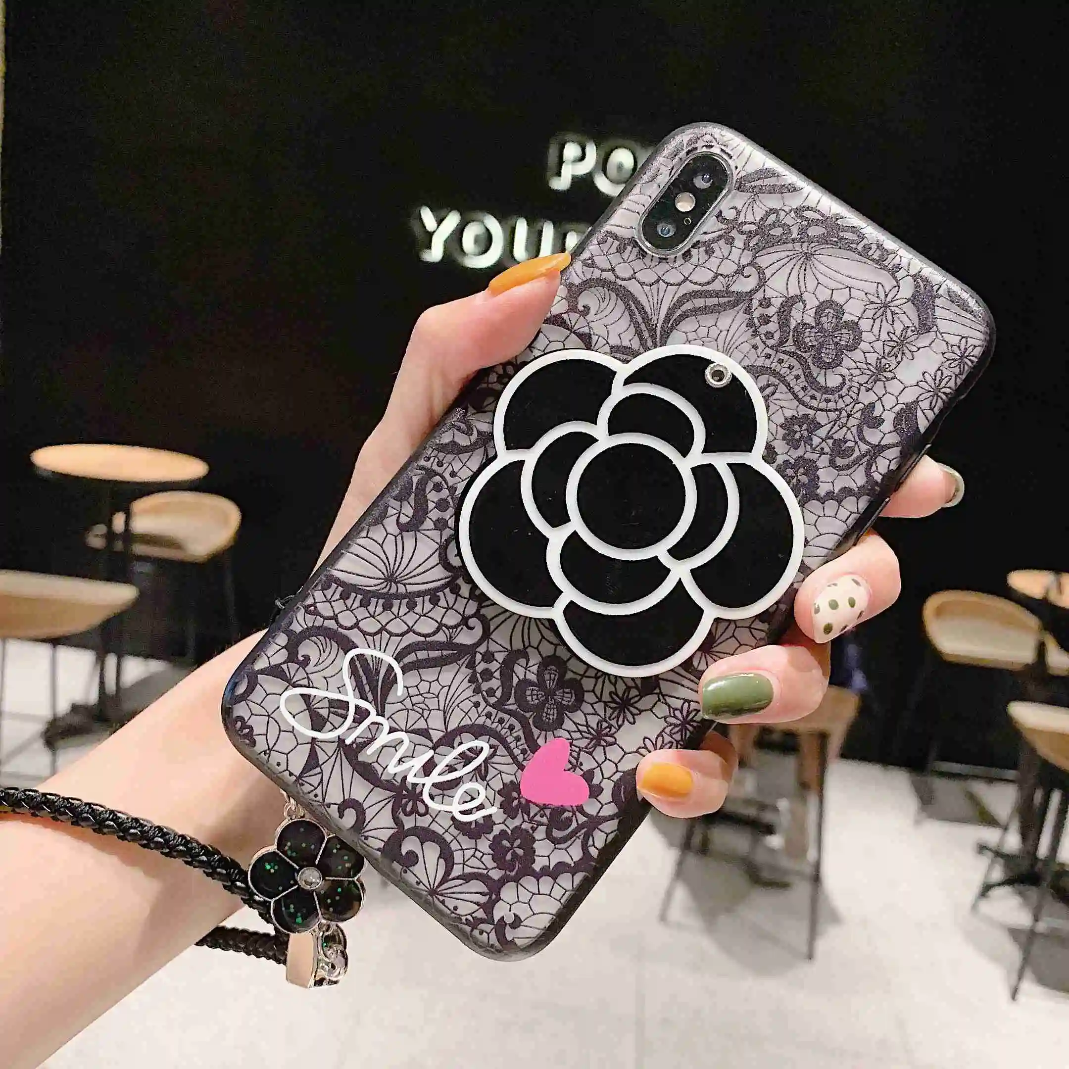 Чехлы для Iphone 6 6s 7 8 Plus X Xs Max 11 Pro чехол с мультяшным рисунком камелии два в одном