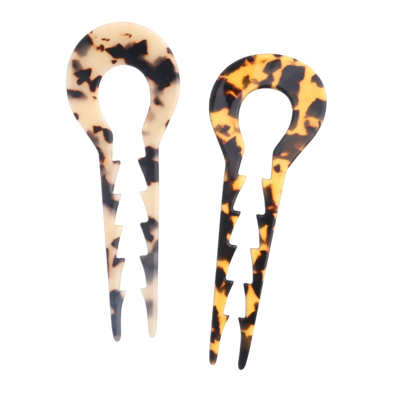 Оптовые цены Высококачественная U-образная большая палочка для волос из этиловой