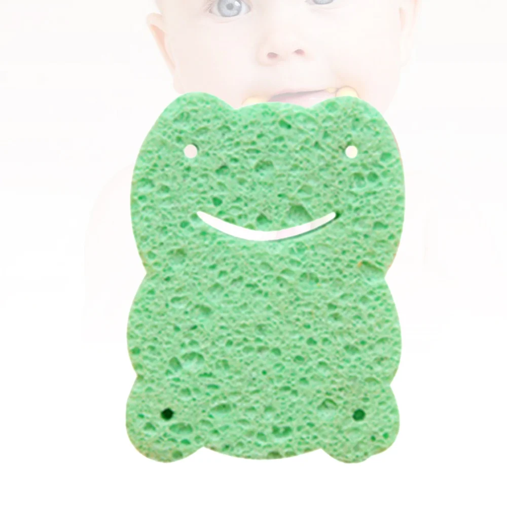 

1 шт. губка для ванны, натуральная Антибактериальная сотовая губка, биоразлагаемая детская и взрослая душевая принадлежность (зеленая)