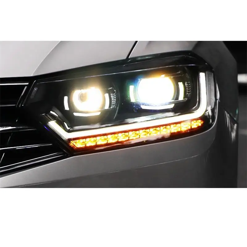 Neblineros Running Exterior Luces Led Para Авто Cob фары передние противотуманные задние Автомобильные фары в сборе 16 17 для Volkswagen Bora