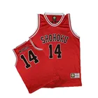 Костюм для баскетбола, майка, майка без рукавов, дышащий, костюм 14 # в стиле аниме Slam Dunk Shohoku MITSUI