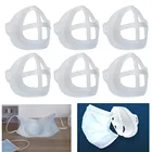 6 шт 3D маска для лица вспомогательный стенты поддерживающих колесиков выполнены DIY аксессуары многоразовая маска с защитой от кронштейн PM2.5 ветрозащитный задымления Respirato