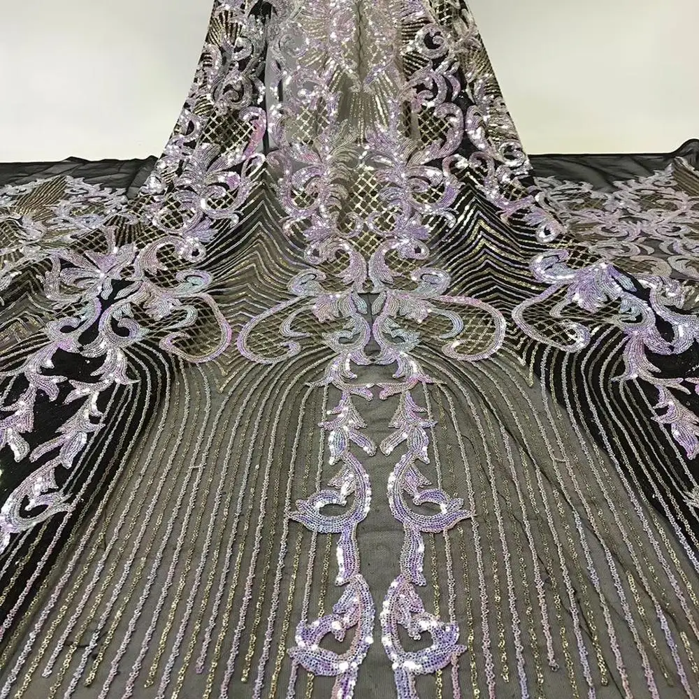 Роскошная африканская блестящая кружевная ткань серебряное золото французская