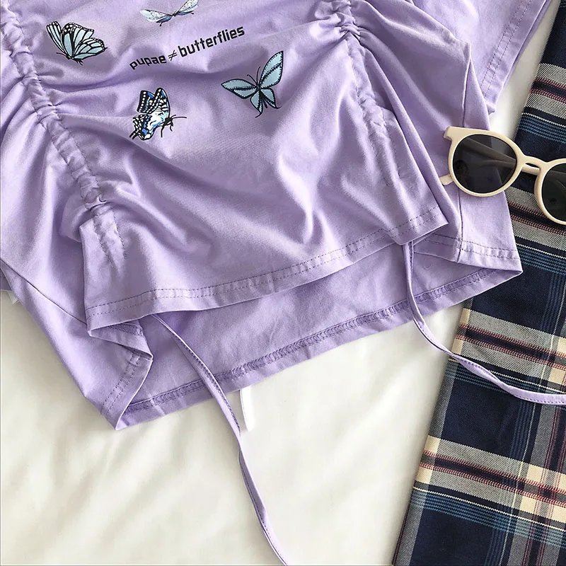 Летние женские топы Payton Moormeier с рисунком повторным смешная мультяшная футболка в