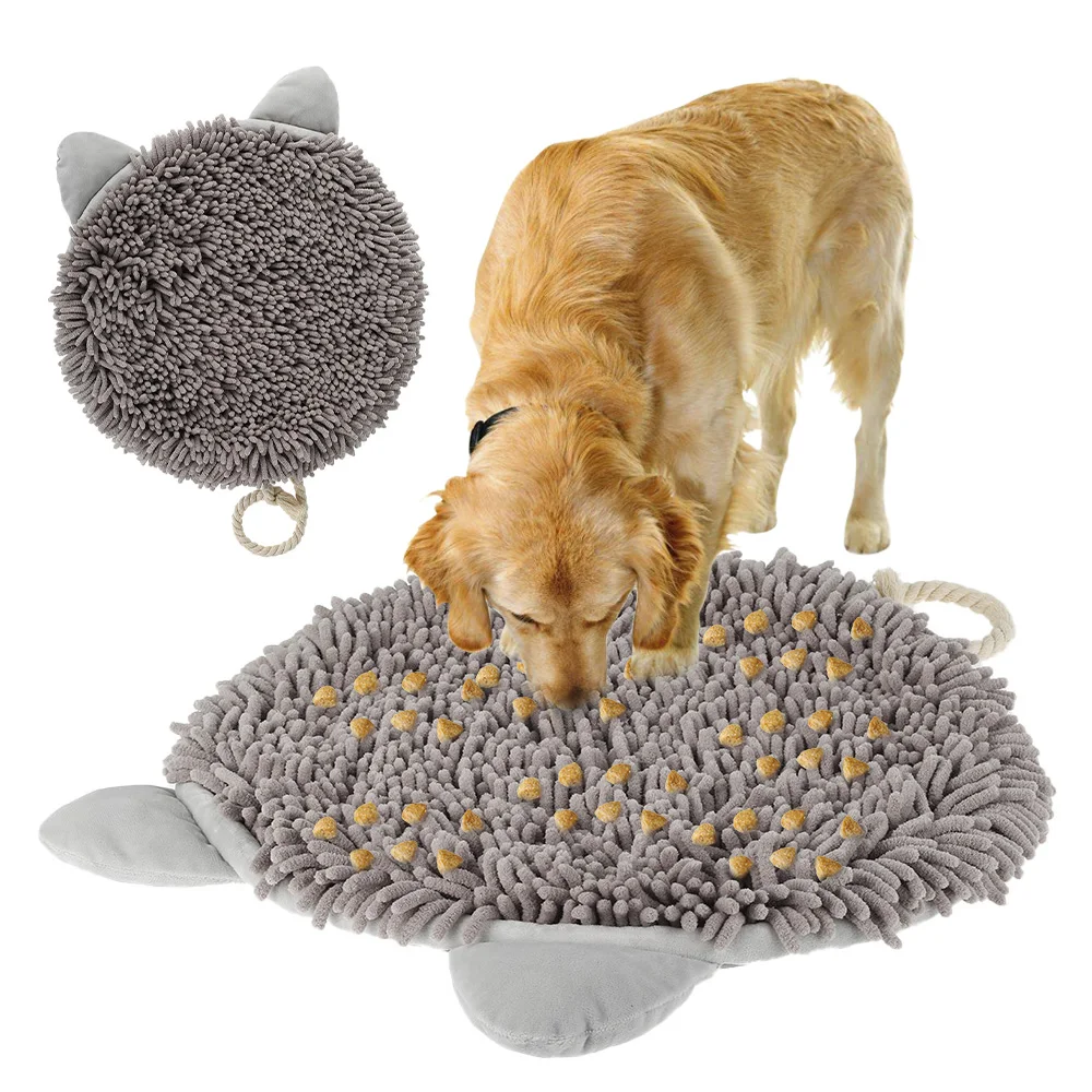 

Snuffle Mat for Dogs Washable Feeding Mats Interactive Feed Game for Boredom Pet Foraging Mats for Smell Training and Slow Eatin