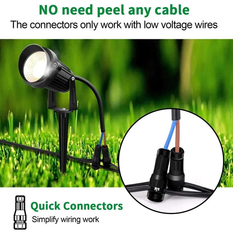 

Low Voltage Landscape Wire Connector Easy Install Landscape Lighting Customized Connector ,12-14 Gauge Wire Cable Connectors