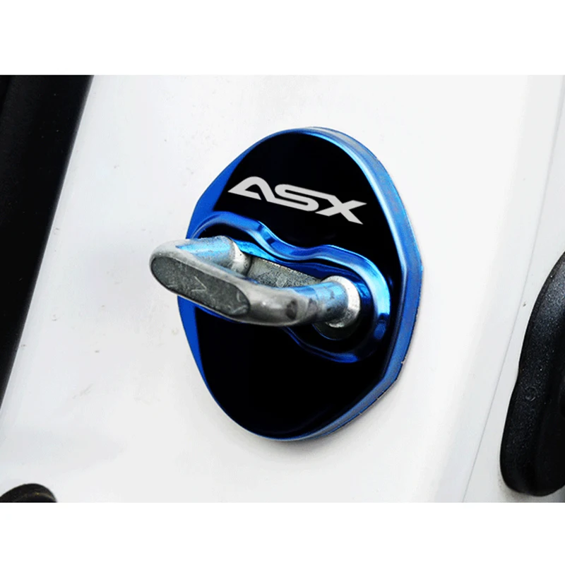 Чехол с эмблемой на дверной замок для Mitsubishi asx lancer outlander pajero EVO|door lock cover|accessories for