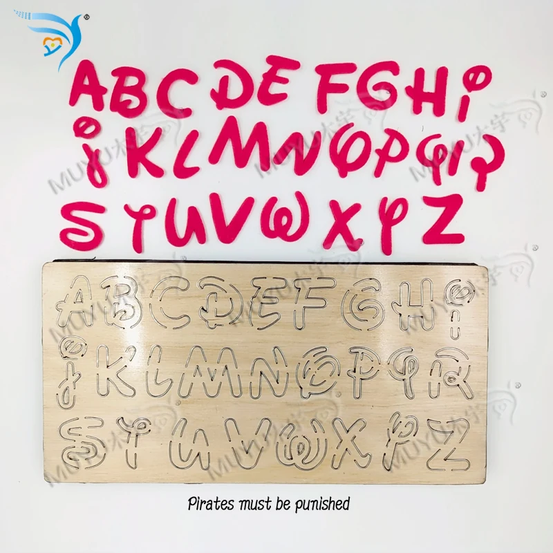 Письмо A-Z новая деревянная форма режущие штампы для скрапбукинга MY9192