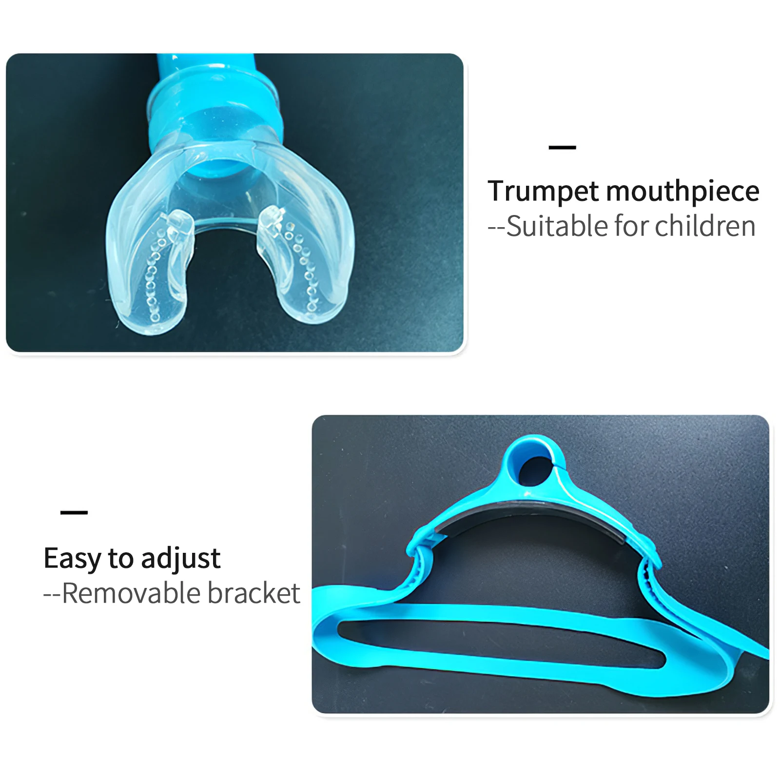 

Free diving snorkel, front diving supplies, snorkeling, full silicone breathing hose