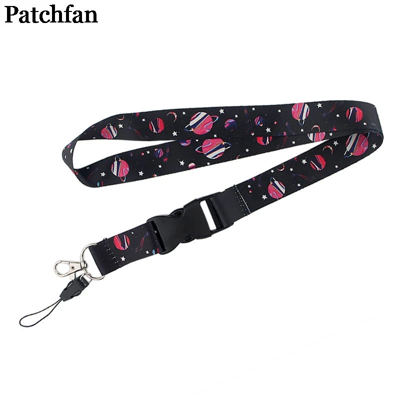 Patchfan пространство звезды Вселенной ремешки для ключей мобильного телефона ремни
