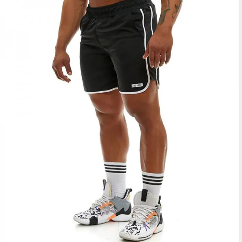 Шорты мужские спортивные, модные штаны для бодибилдинга и фитнеса, джоггеры, повседневные спортивные, 2020
