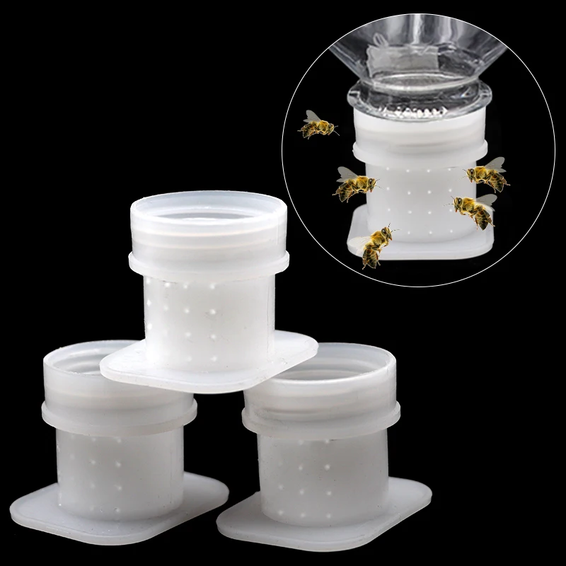 5 шт. кормушки для пчел пластиковые хонинговые пищевые стаканы воды Питьевая чаша