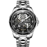 oupinke men mechanical watch luxury automatic watch waterproof wrist watches