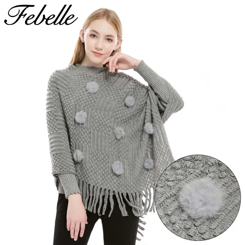 Febelle зимний женский шарф имитация кашемировой шали теплый плащ больших размеров