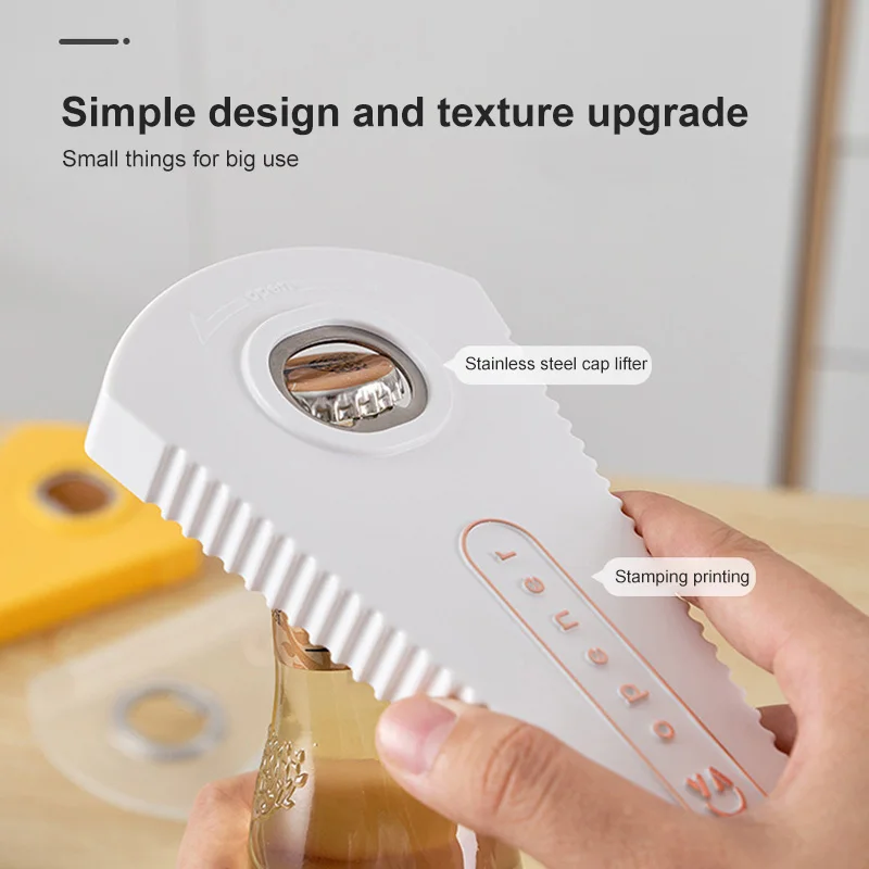 

Креативная многофункциональная открывалка для бутылок, открывалка для банок, легкое повседневное открывание, быстрое приготовление пищи, ...