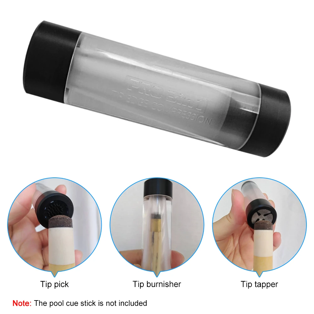 

Lixada 3-IN-1 Billiard Accessories Pool Cue Tip Repair Tool Shaper Tip Prick Burnisher Tapper Billiard Cue Accessory