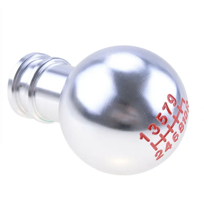 Manual Aluminum Gloss Silver 10 speed Gear Shifter Lever Shift Knob Fit For Honda | Автомобили и мотоциклы