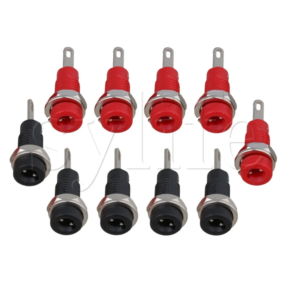 10 шт. зажимного типа &quotбанан&quot Jack для 2 мм Тесты зонд Безопасность защиты