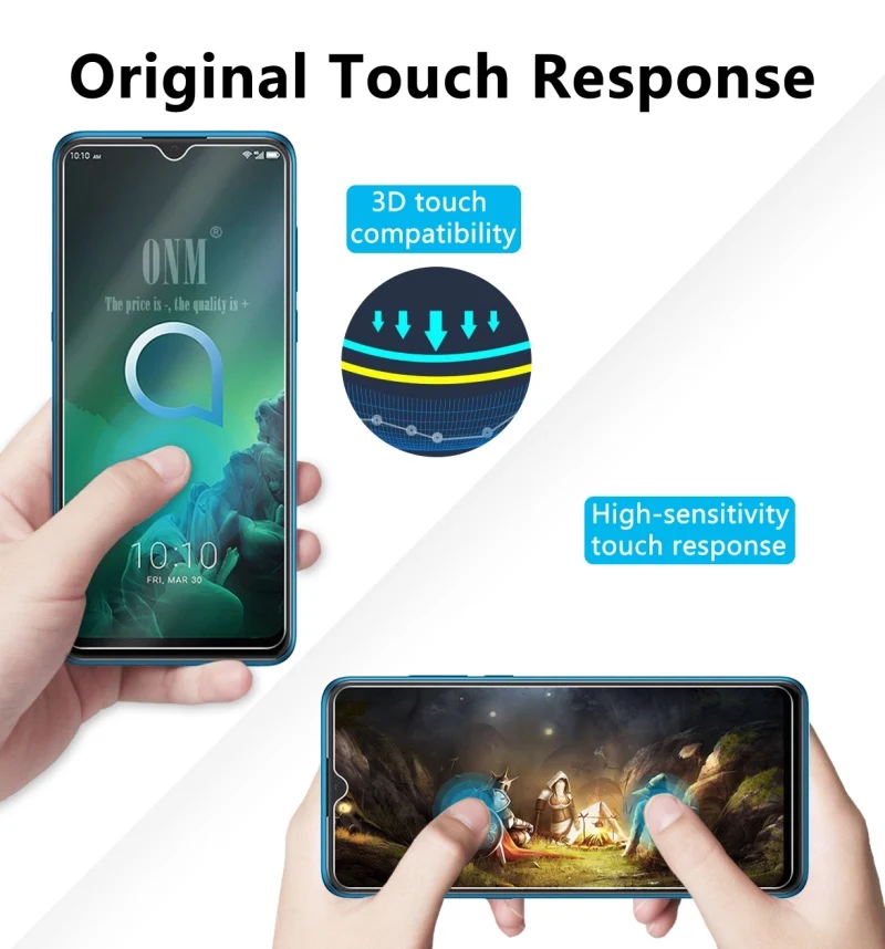 2 шт. закаленное стекло для Alcatel 3 3x1 S 1X1 V 3L защита экрана 9H закаленное стекло для Alcatel 1X3X3 V 5V стекло