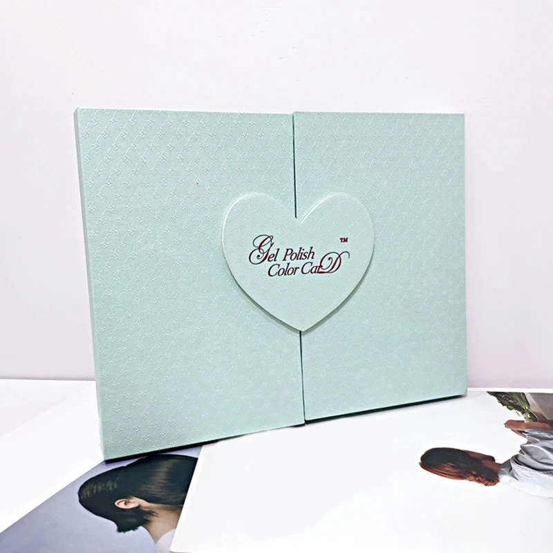 

126 Color False Nail Color Book Display Nail Art Gel Polish Color Card Nail Color Palette Varnish Practice Board