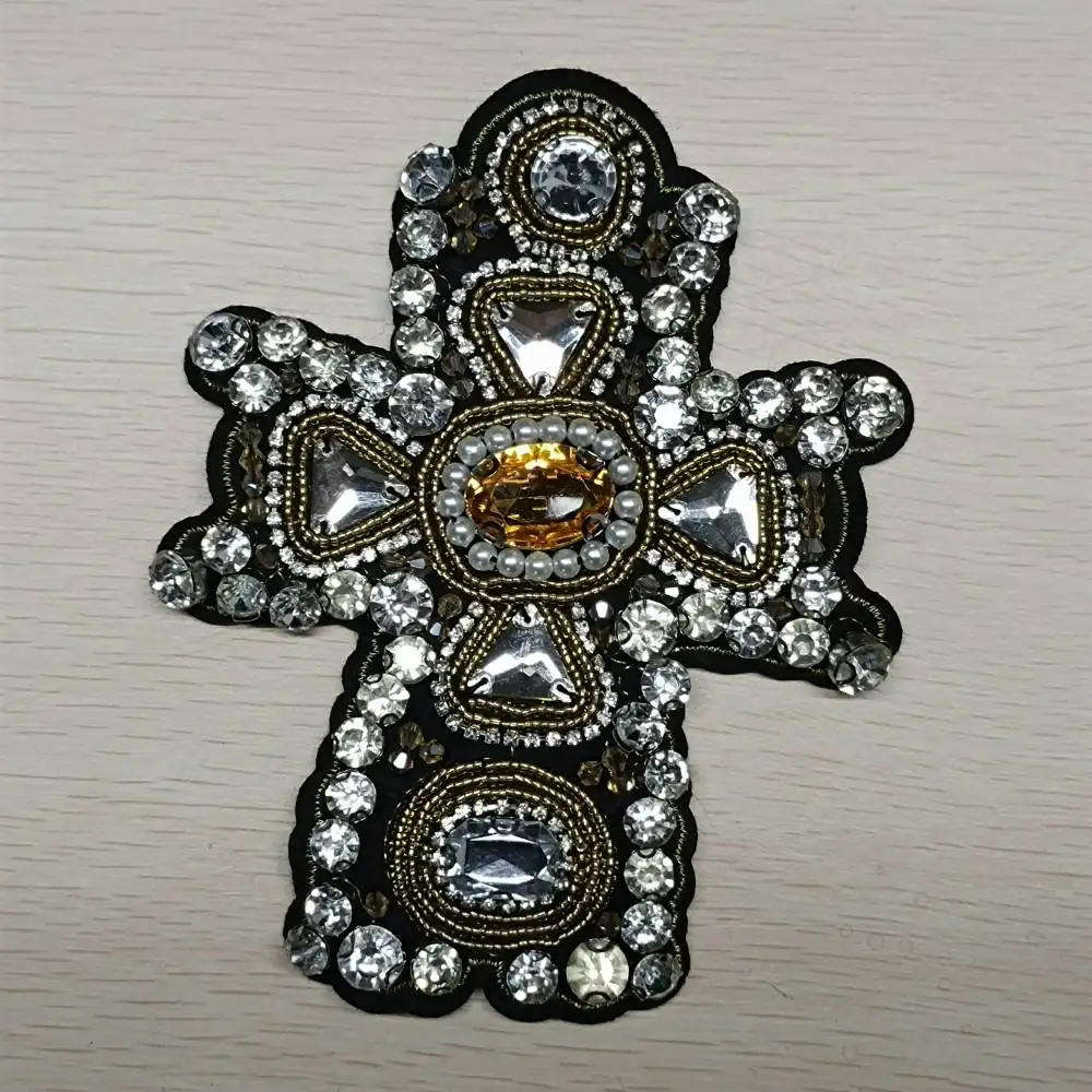 Вышивка из бисера перекрестная вышивка патчи для одежды DE 3284|Заплатки| |