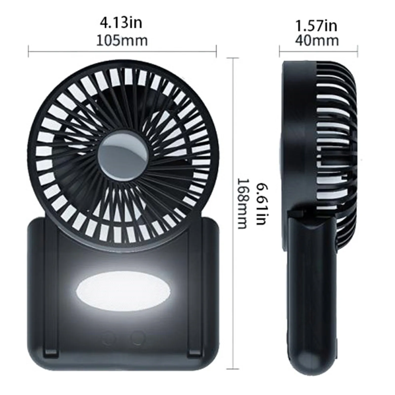 

Night light Fan Usb Charging Mini Handheld Desktop Creative Multifunctional Fan Speed Portable Desktop Air Cooler