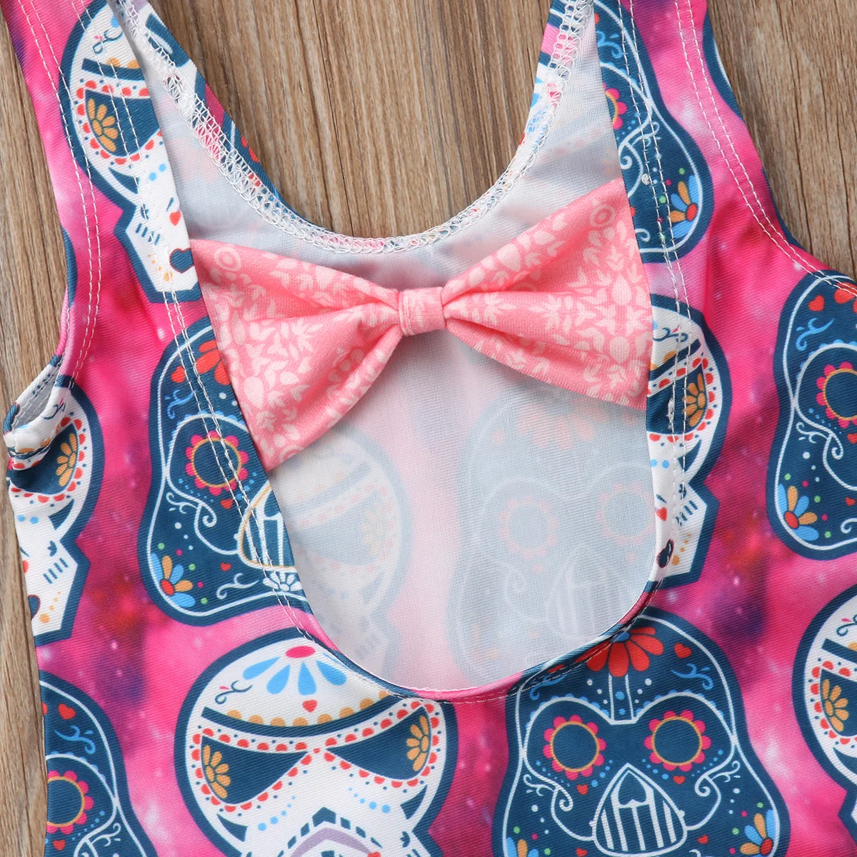 Meihuida Summer Cute Newborn Kids Baby Girls Boys Prited Swimwear One-piece Swimsuit Bathing Suits Beachwear Bowknot Costume | Спорт и