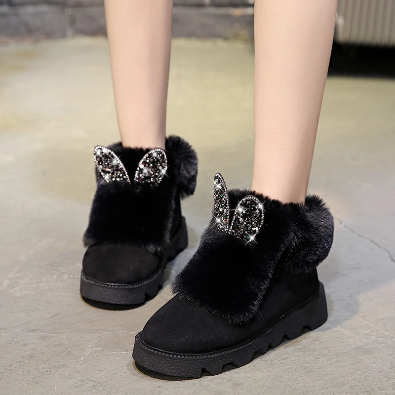 WWKK/женские классические зимние ботинки высокого качества Зимние ботильоны на