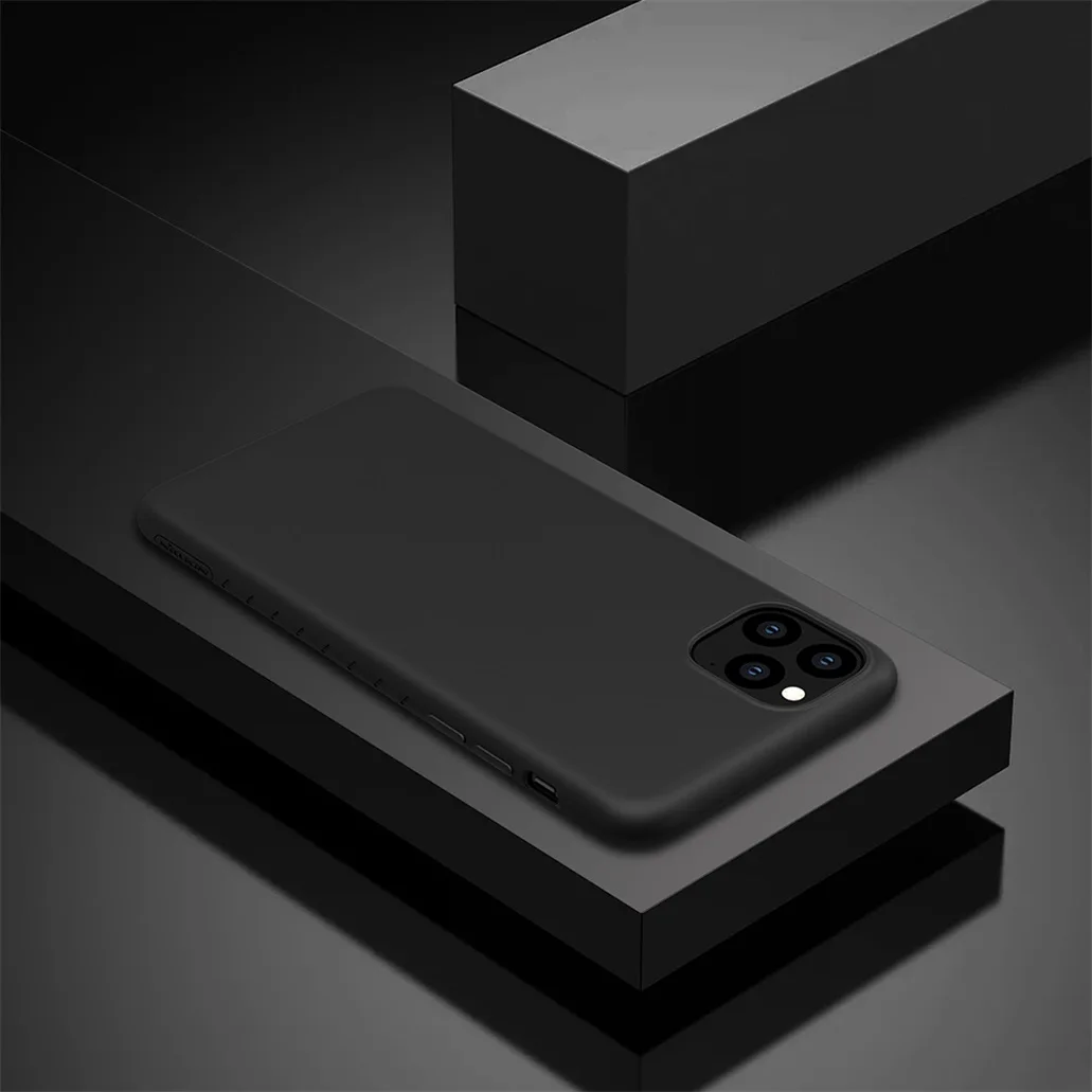 NILLKIN чехол для iPhone 11 11 Pro Max 5,8 6,1 6,5 Дюймов Полное покрытие Резина завернутый ТПУ Защитный чехол для задней крышки для iPhone11 Pro Чехол
