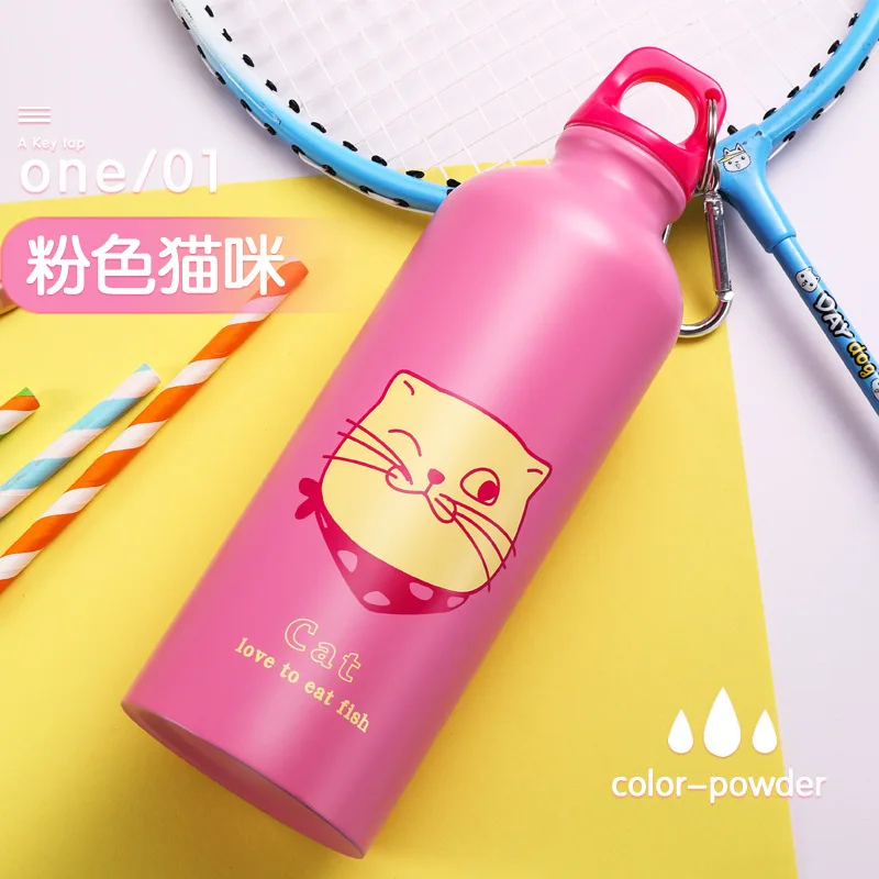 Домашний K605 спортивные бутылки из нержавеющей стали 500 мл для спорта на открытом