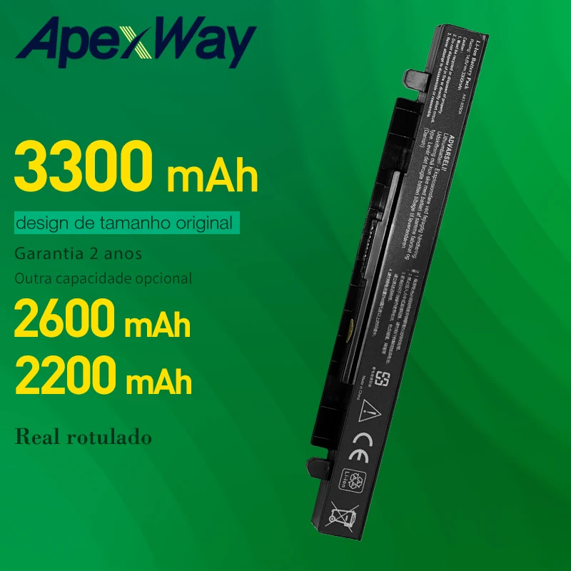 Bateria para Laptop Asus Bateria para os Modelos A41 X550a X550 X550c X450 X550cc R510c X550l X550b X550v X450c X550ca X452ea Baterias p/ laptop