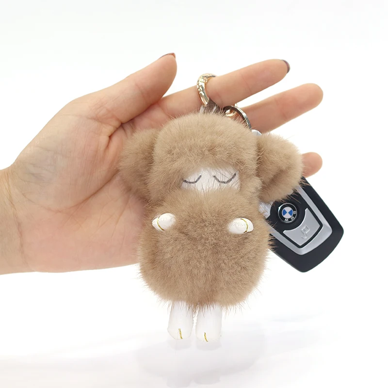 Новинка 2019 горячая Распродажа кулон из натурального меха норки Спящая красавица